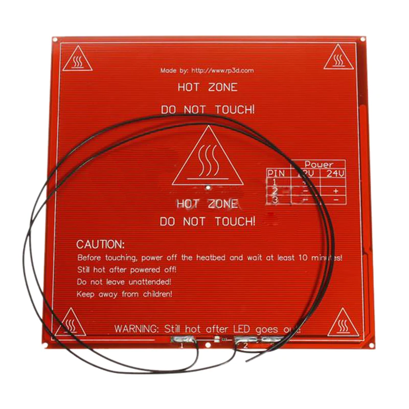 Новый MK2b PCB нагреватель Кровать Hot Plate для прототипирования 3D-принтеры красный