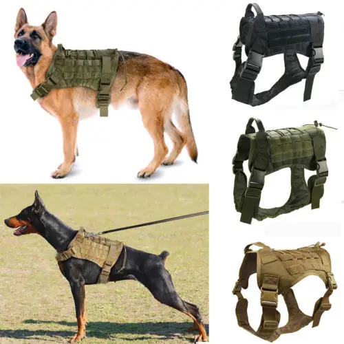 Полиция K9 Тактический тренировочный поводок для собак военный Регулируемый