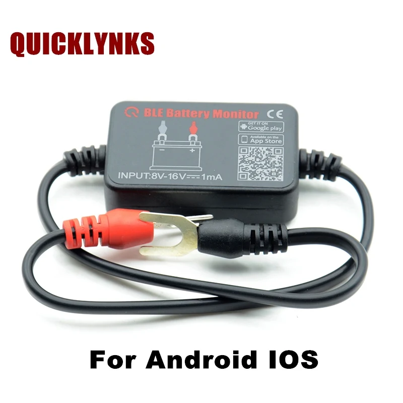 

Quicklynks BM2 Car 12V Battery Tester Bluetooth 4.0 for Android IOS Phone Real Time Monitor 12 Voltage Charge Crank Analyzer New