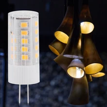G4 керамический светодиодный светильник-кукуруза 3,5 Вт 5 Вт 7 Вт переменного тока 220 В 2835 Светодиодный светильник с бусинами 3 типа энергосберегающая лампа с регулируемой яркостью