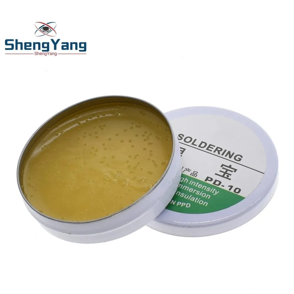 

ShengYang Soldering Paste Mild Rosin Environmental Soldering Paste Flux PCB IC Parts Welding Soldering Gel Tool for Metalworking