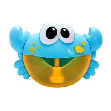 Пластик дозаторы мыла Краб узор пузырь машина приятная музыка мыло устройство для мыльных пузырей ванна для маленьких детей душ ванная комната весело игрушечные лошадки