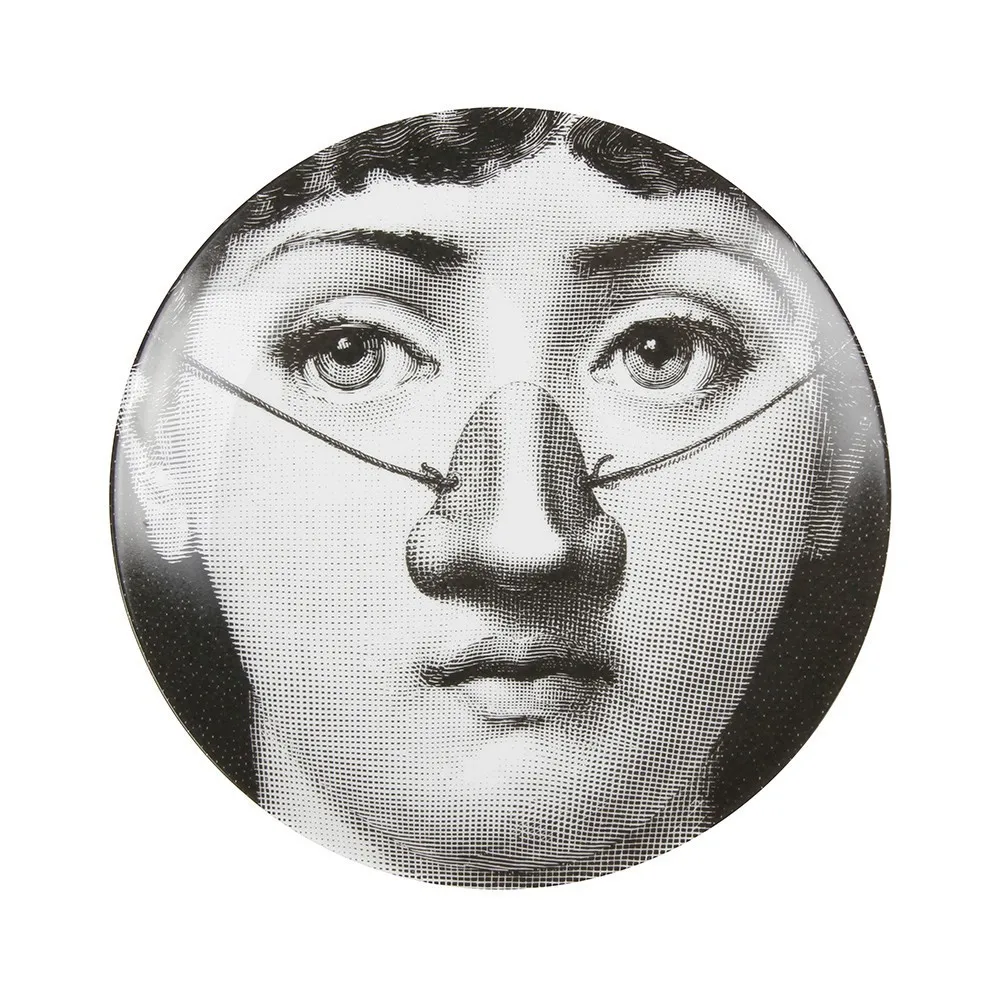 

New Top Fashion Milan Piero Theme Fornasetti Wall Plates - No. 362