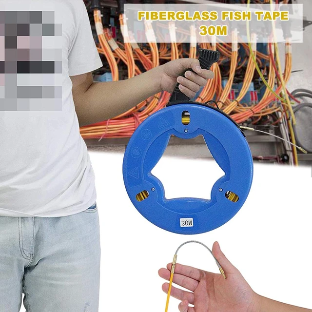 Electric Fish Tape Wire Puller  Tape Fiberglass Wire Cable Rod - 5mm -  Aliexpress