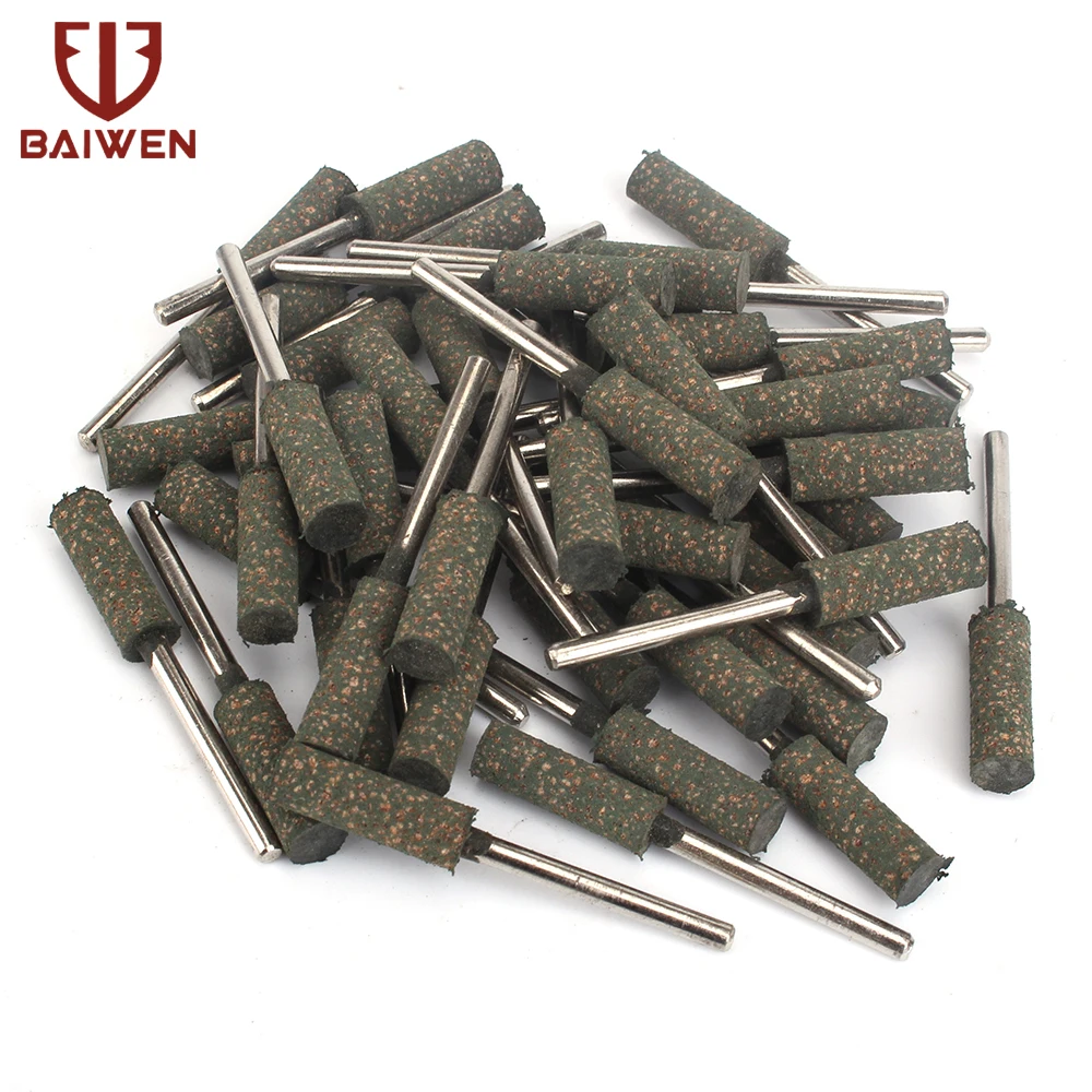 10Pcs 3-12mm Rubber Grinding Head Sesame Cylindrical Shape Polishing Burr Bit Derusting Mounted Point Rotary Abrasive Tools 10Pcs 3-12mm Rubber Grinding Head Sesame Cylindrical Shape Polishing Burr Bit Derusting Mounted Point Rotary Abrasive Tools
