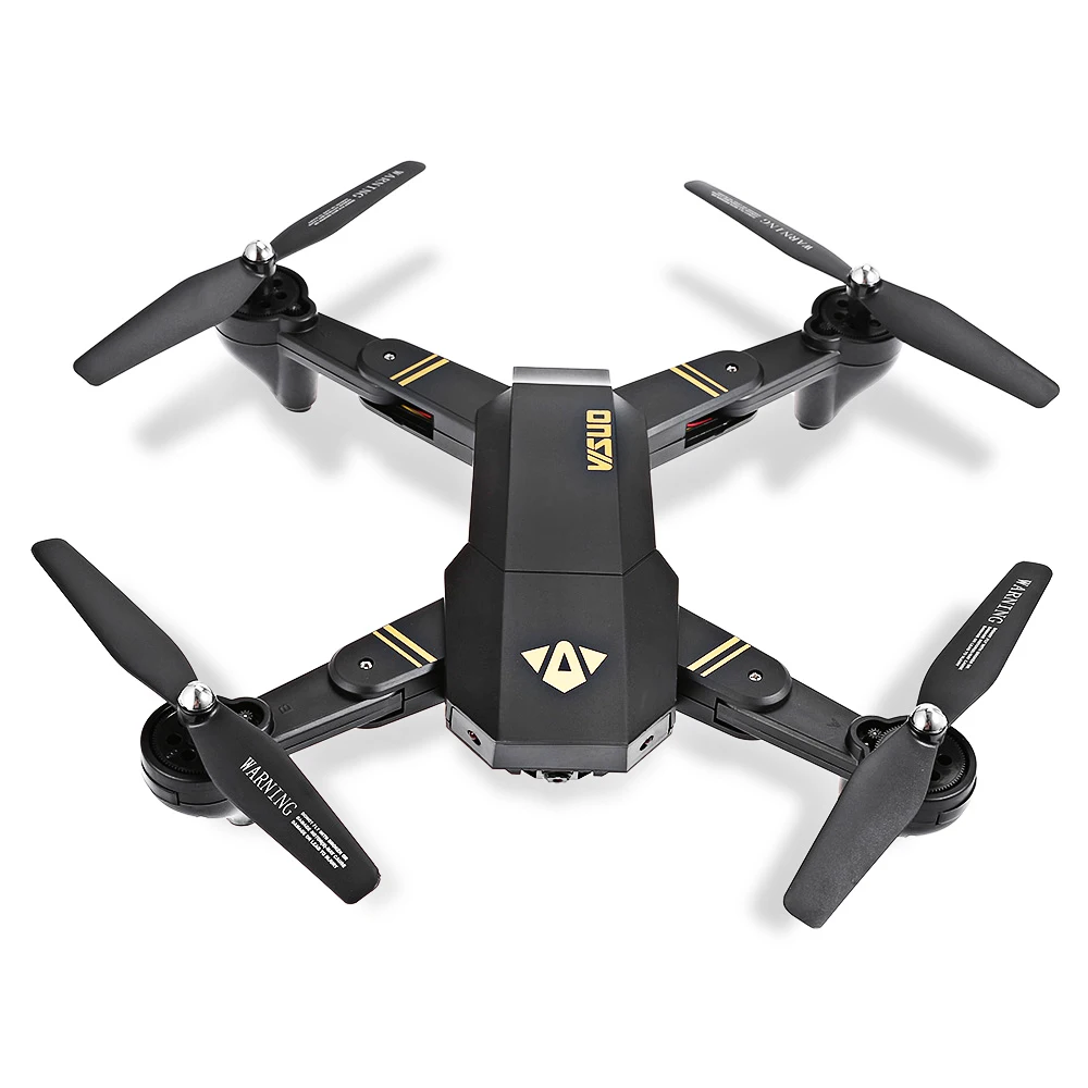 TIANQU VISUO XS809W мини складной Радиоуправляемый Дрон с Wi-Fi FPV HD селфи камера светящаяся