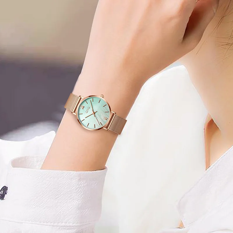 CIVO простые женские часы лучший бренд класса люкс модные Reloje Mujer 2019 Новый