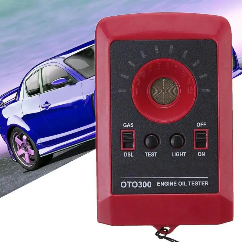 

LED Digital Automobile Car Oil Quality Tester Motor Engine Detector Gas Diesel Analyzer