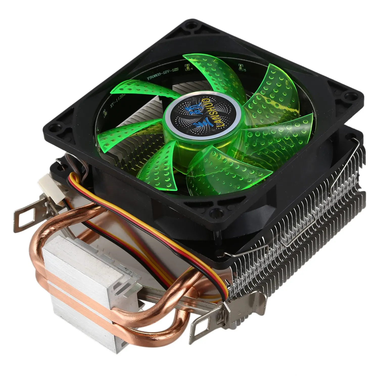Lanshuo Чистая медь 2 Тепловые трубы для 1366 1155 775 Intel/Amd Многоплатформенный ЦП радиатор