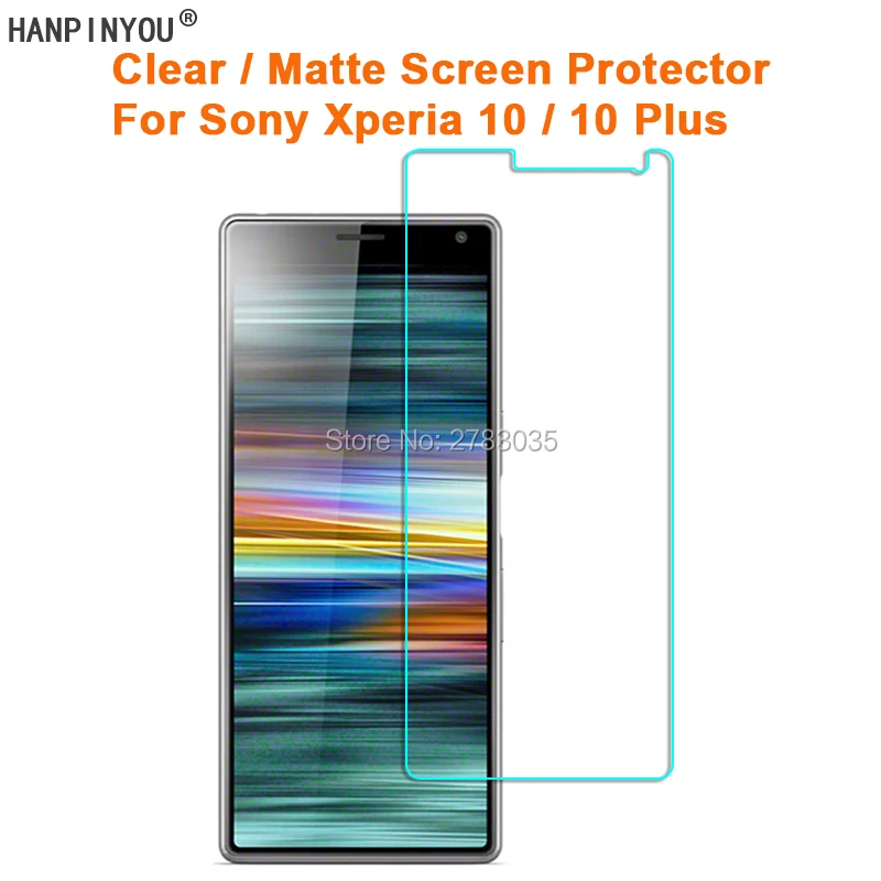 

For Sony Xperia 10 / 10 Plus Clear Glossy / Anti-Glare Matte Screen Protector Protective Film Guard (Not Tempered Glass)