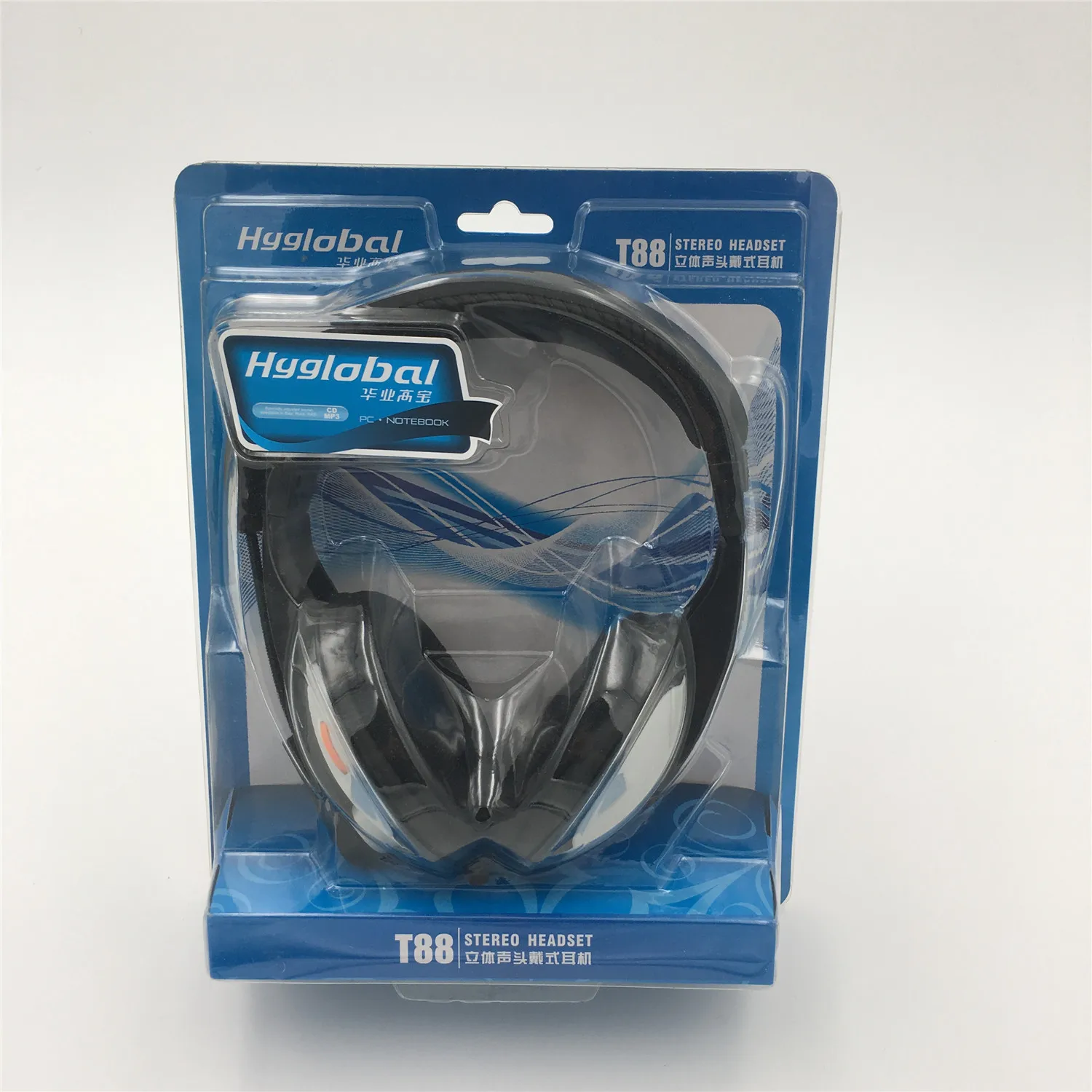 Global T 88 3.5mm jack Headset Stereo Sound Over Ear Headphone with