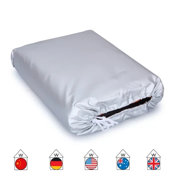 

190T Polyester Taffeta Waterproof UV Motorcycle Cover Protective General 3XL