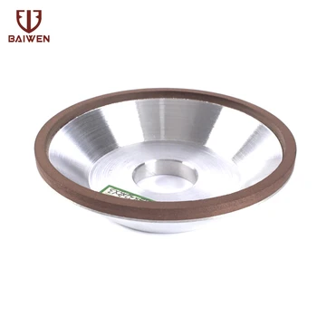 

5" Resin Diamond Grinding Wheel Cup For Metal Milling Cutter 150 Grit Sharpener Grinder Accessories