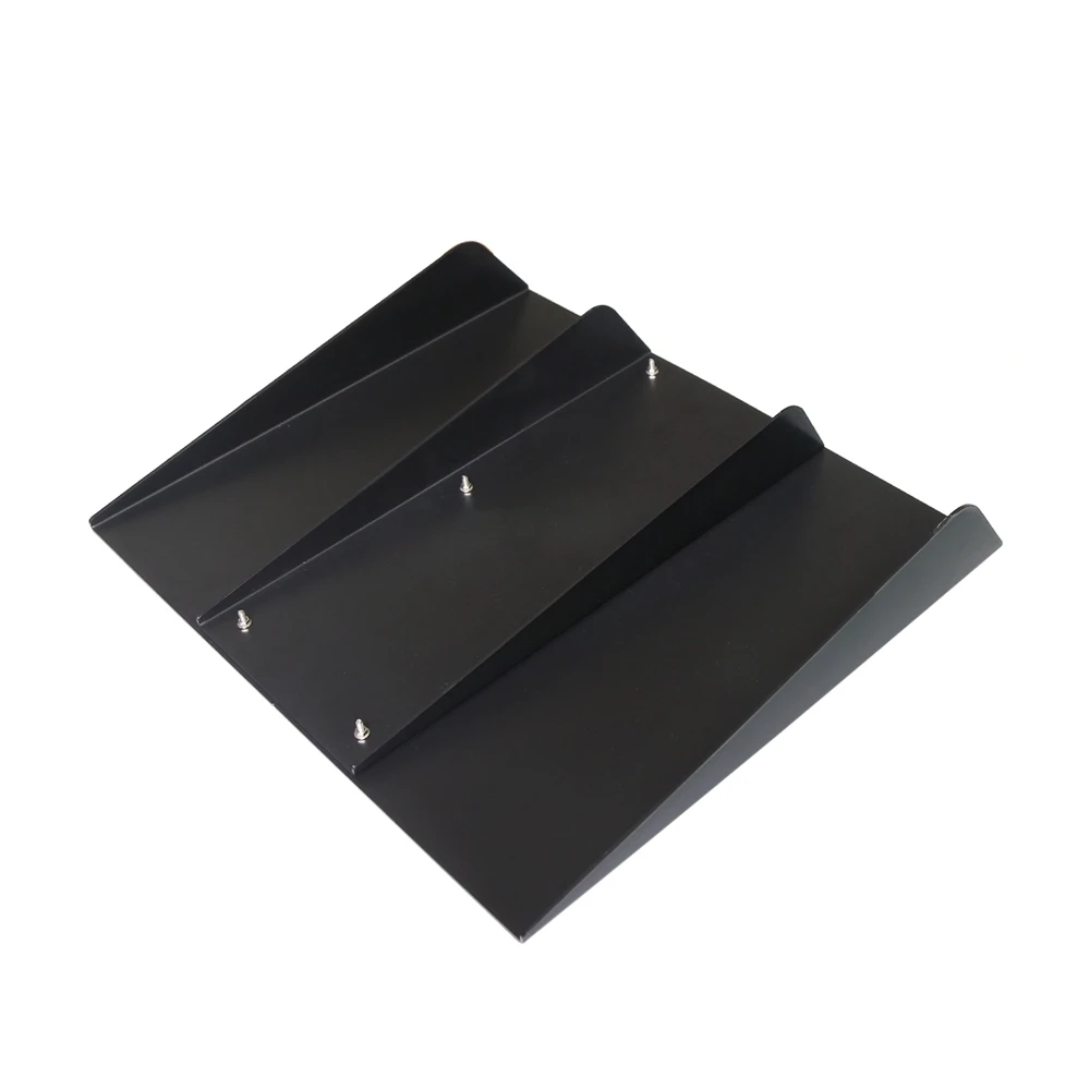 Nueva llegada 1 pc Universal ABS aleta de tiburón difusor de labios chasis de parachoques trasero negro para piezas de Exterior del coche Nueva llegada 1 pc Universal ABS aleta de tiburón difusor de labios chasis de parachoques trasero negro para piezas de Exterior del coche