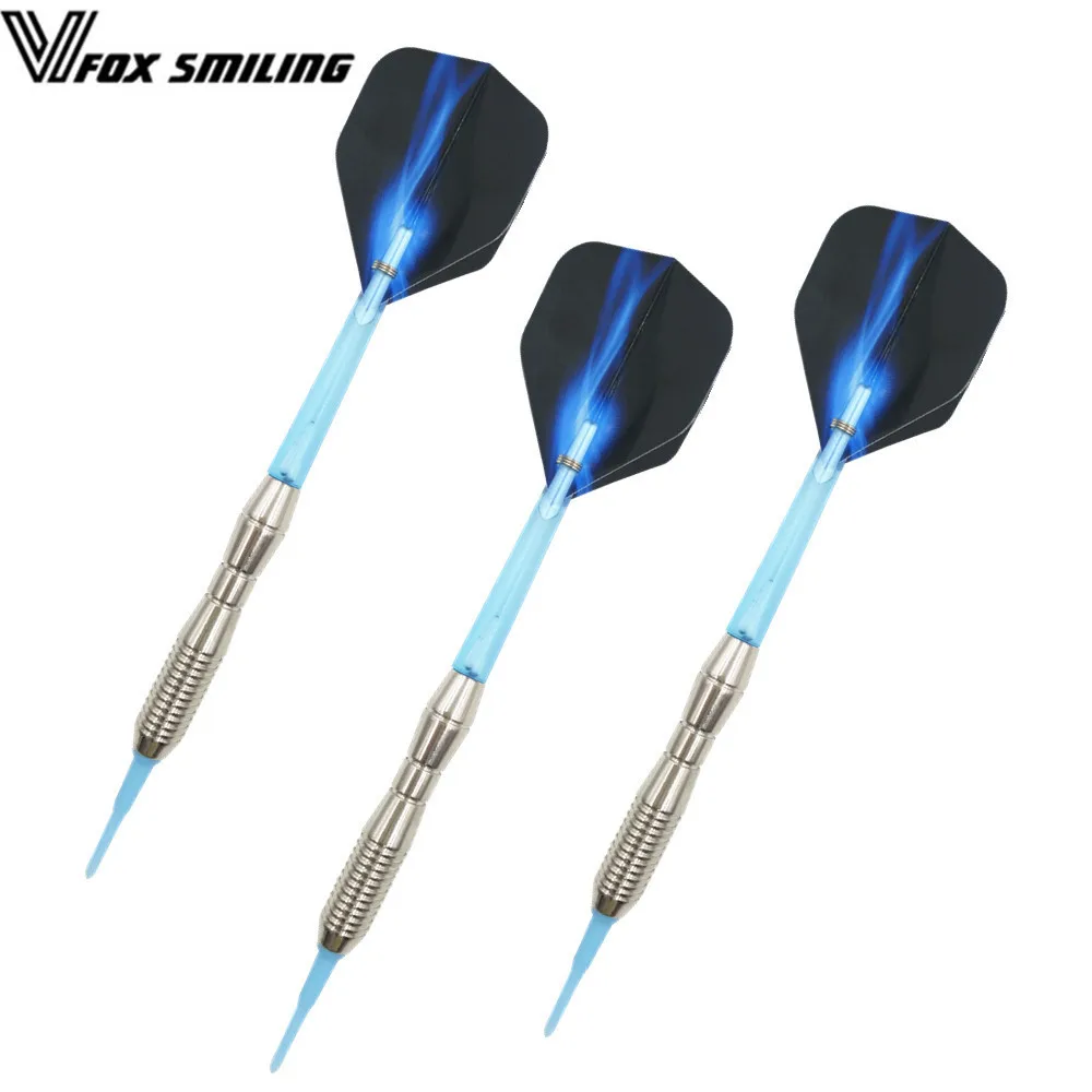 Fox Smiling 3PCS 17g Professional Darts Electronic Soft Tip Darts With