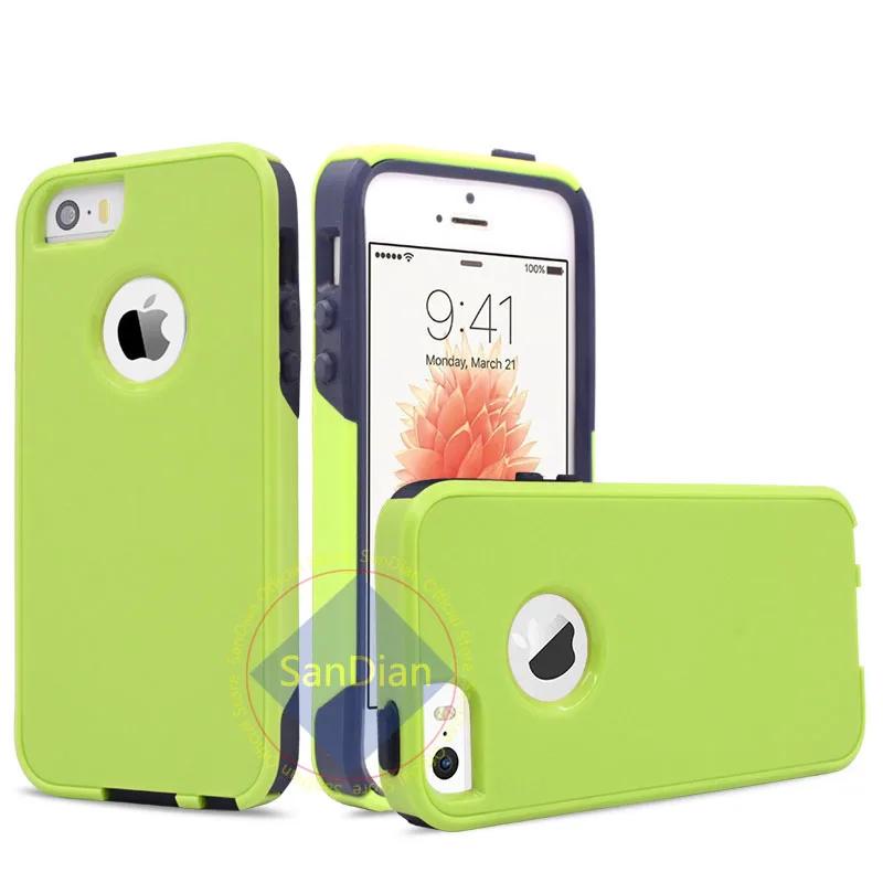 Dual Layer Hybrid Armor Shockproof PC and TPU Combo Protective Cover Case For iPhone 6 7 8 X XR 5 SE PLUS XS MAX Hard Back Shell Dual Layer Hybrid Armor Shockproof PC and TPU Combo Protective Cover Case For iPhone 6 7 8 X XR 5 SE PLUS XS MAX Hard Back Shell