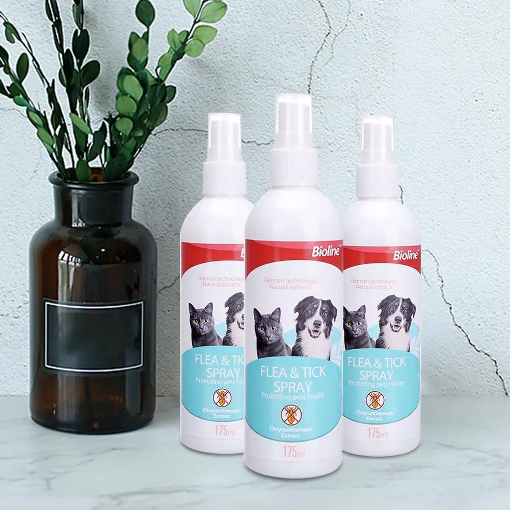 Pet Dog Cat Anti-worms Delousing Spray Natural Plant Extracts The Insecticidal Components Body Cleaning Care Supplies