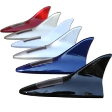 LED Signal Antenna Solar Shark Fin Car Roof Light Sensor Decoration Lithium Battery Car Accessories
