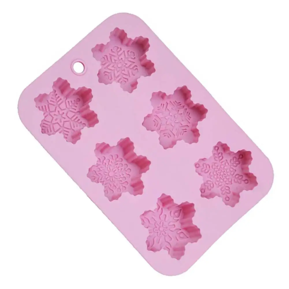

Christmas Snowflake Silicone mold Cake Mold DIY Handmade Soap Mold Reusable