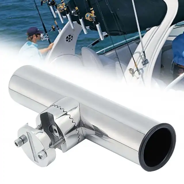 Marine Boat Clamp Fishing Rod Holder Adjustable 360 Angle For 26 32mm