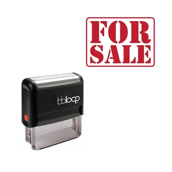 

Bbloop 'FOR SALE' Self-Inking Office Stamp, Rectangular Military Stencil Style