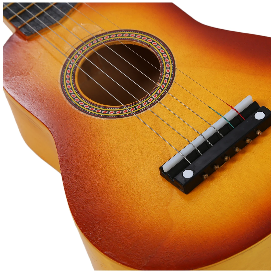 Гавайские укулеле мини гитара 21 дюймов Акустическая укулеле+ Plectron