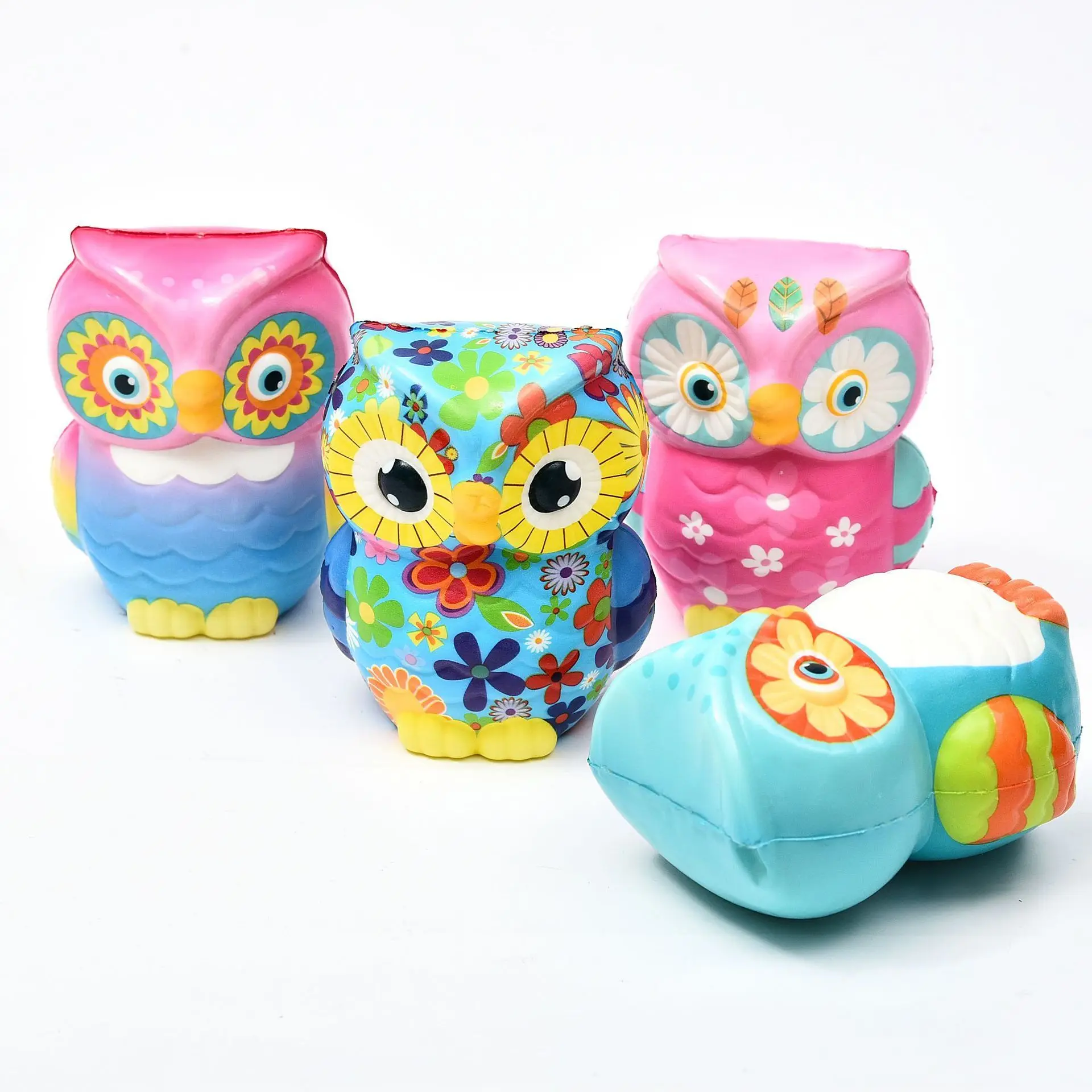 

5pcs per lot Owl squishy toys Animal owl slow rising owl squishy toys kids girls squishy toys gifts wholesale