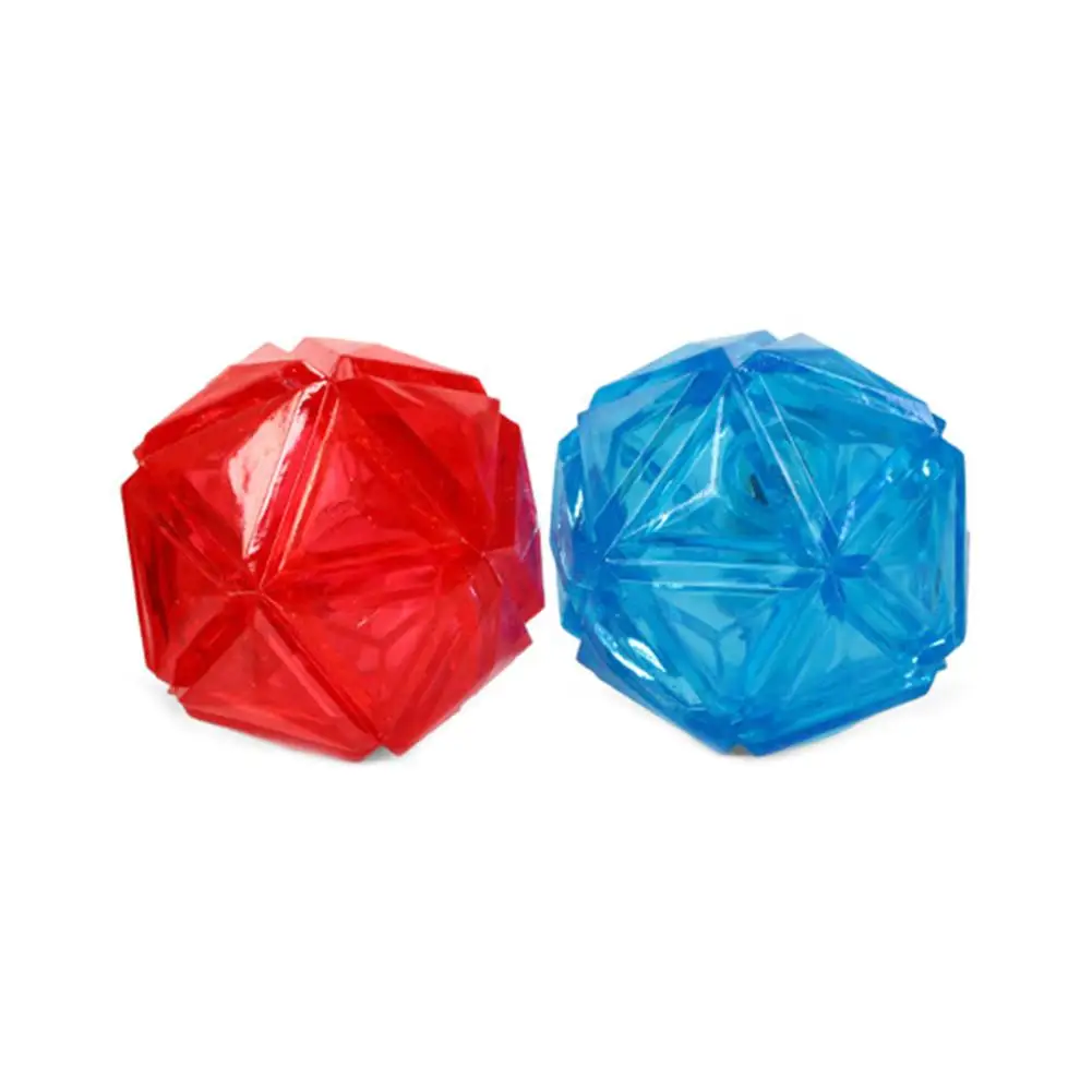 

Dog Ball Elastic Flash LED Ball Bounce-activated Light Up Squeaker Floating Interactive Toy Ball For Pet Dogs 2019 New