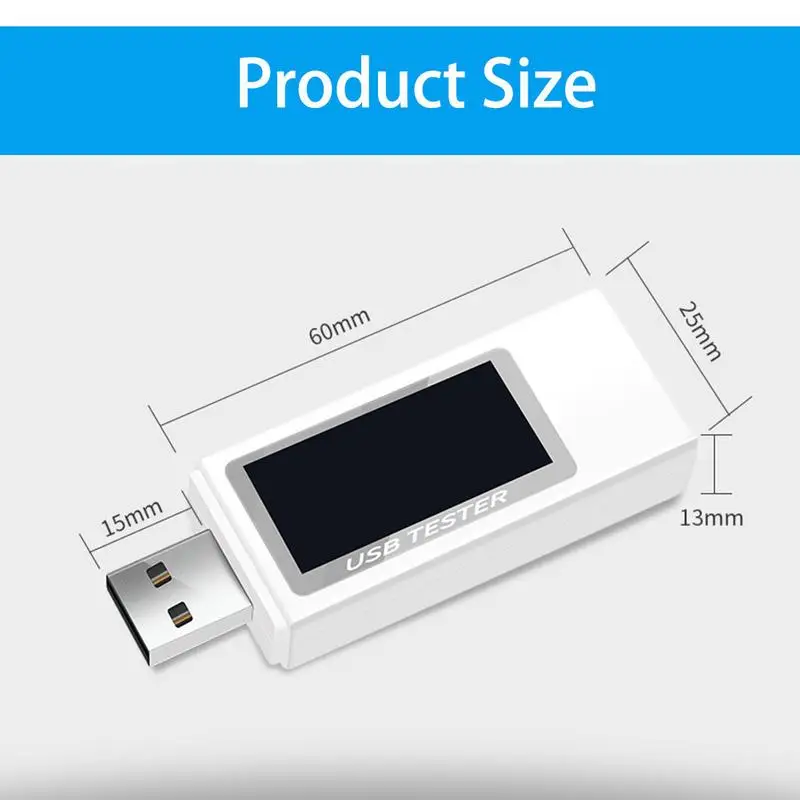 1pc USB Socket Voltmeter Ammeter Charging Tester DC 4-30V 0-150W For Testing Tools