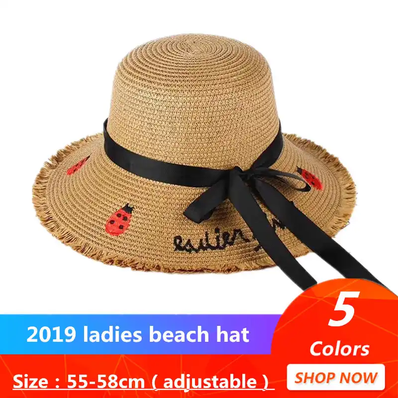 large size womens straw hats