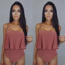 Хит, Женский Монокини, Цельный купальник, Одноцветный, сексуальный, с кисточками, пуш-ап, купальник, пляжная одежда