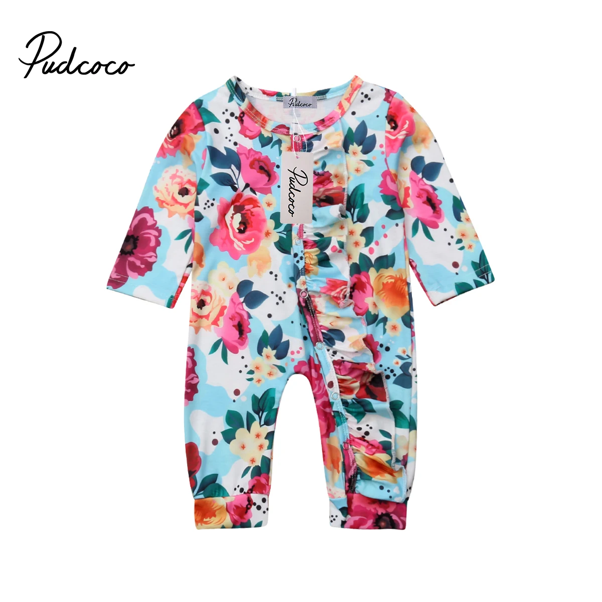 Baby One piece Floral Rompers Clothes Newborn Kids Babies Girls Clothes Flower Romper Jumpsuit
