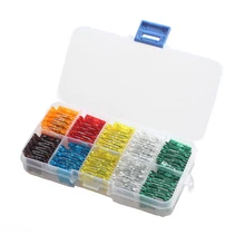 100 X perfil estándar caja de fusibles de cuchilla Color mezclado surtidos Tamaño 7 5 7,5 10 15 20 25 30 AMP