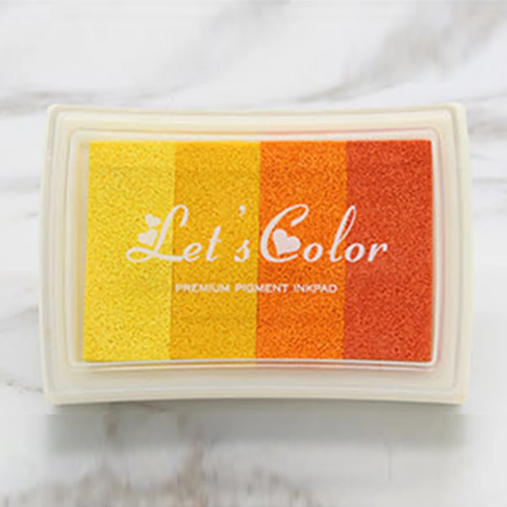 

Ink Pad Paste Scrapbooking Colorful Stamp Sealing Fingerprint Stencil Card Hot