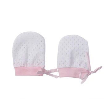 

1 Pair Newborn Anti Scratching Gloves Ice Silk Soft Mitten Protection Gloves