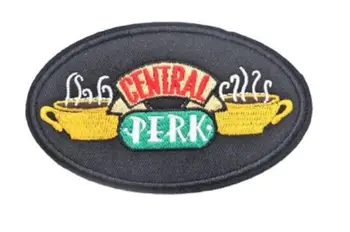 

Friends movie TV Show Series Central Perk iron On Patch Embroidered Applique clothing accessories wholesale