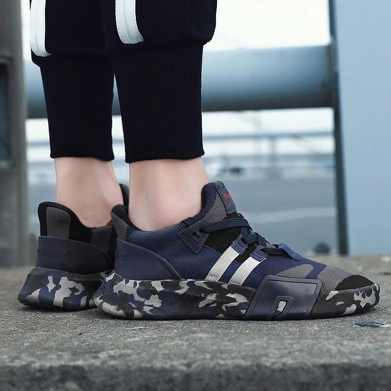 الرجال رياضية خفيفة الوزن عالية الجودة تنفس الذكور حذاء كاجوال أنيق ومريحة التمويه zapatos دي hombre الرجال رياضية خفيفة الوزن عالية الجودة تنفس الذكور حذاء كاجوال أنيق ومريحة التمويه zapatos دي hombre
