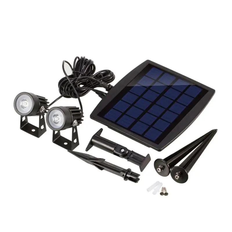 

LED Solar Light Lawn Lamp Spotlight Waterproof Outdoor Garden Landscape Spike Light warm white Lamp 8-10 meters Spotlight range