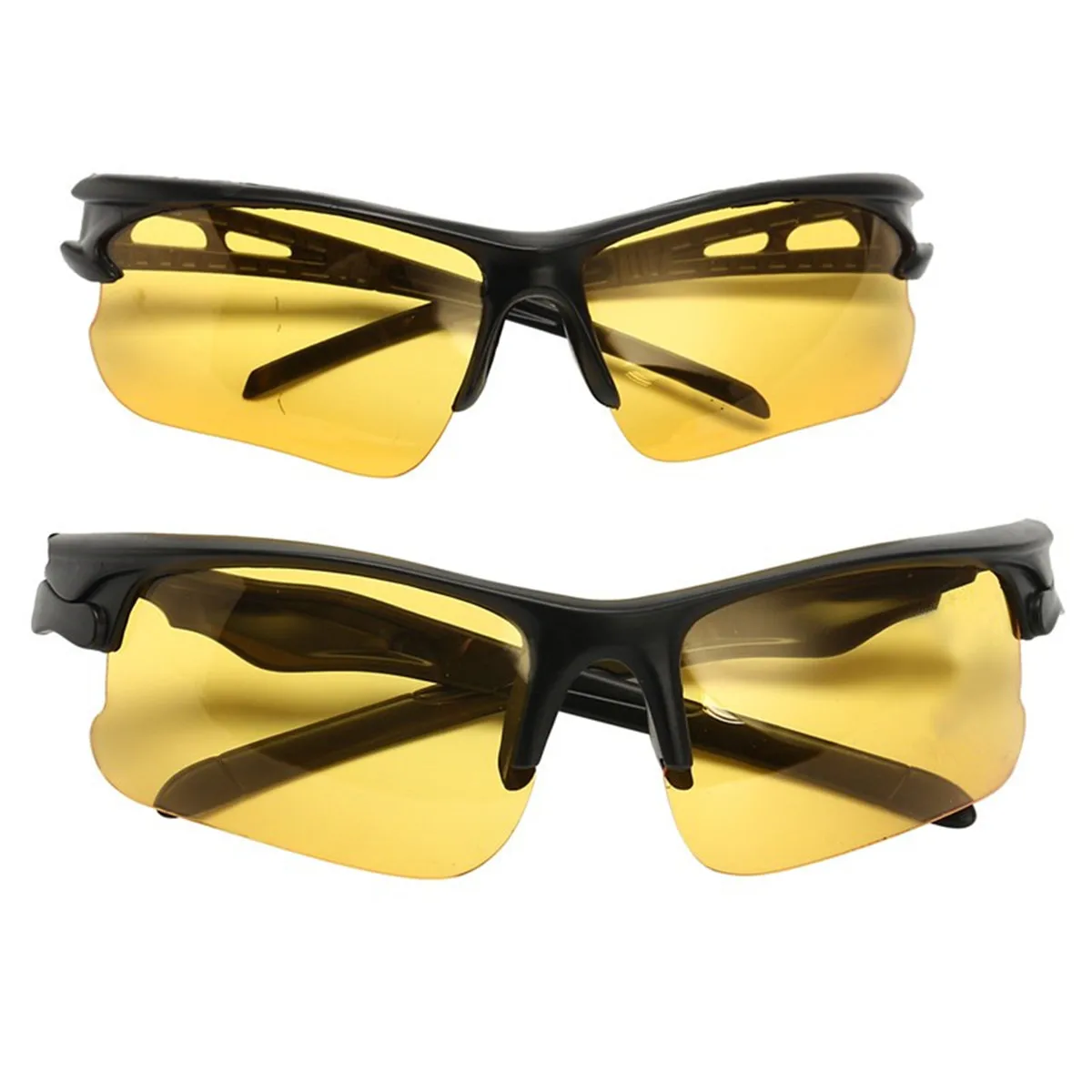 Очки ночного видения для вождения HD, антибликовые желтые солнцезащитные очки, металлические очки для ночного видения, поляризованные очки для вождения автомобиля