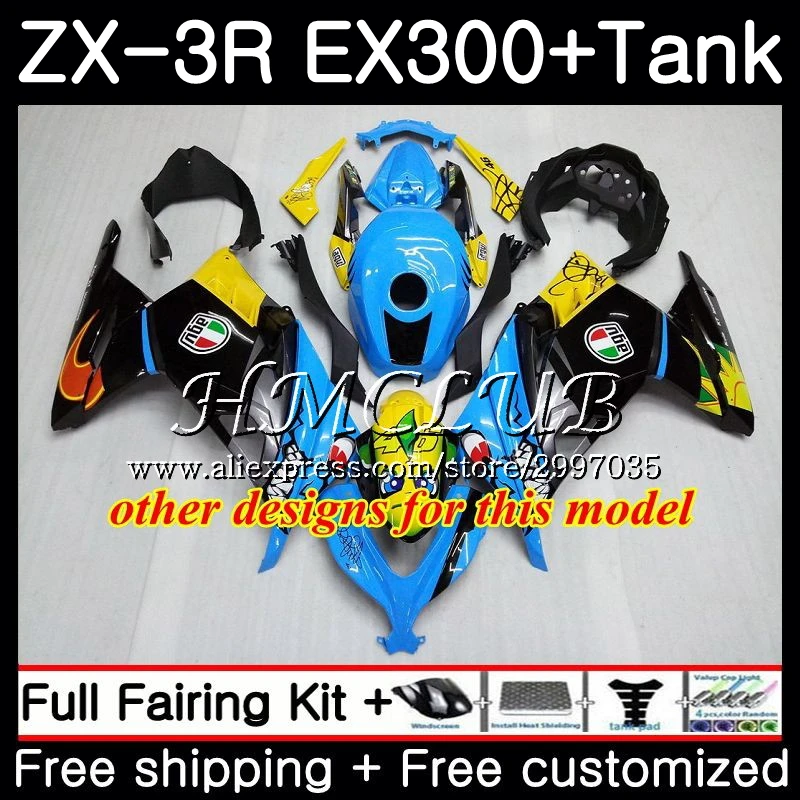 Инъекции для KAWASAKI NINJA EX 300 ZX 3R 300R 2013 2014 2015 47HC. 0 ZX3R EX300 ZX300R 13 14 15 обтекатель OEM