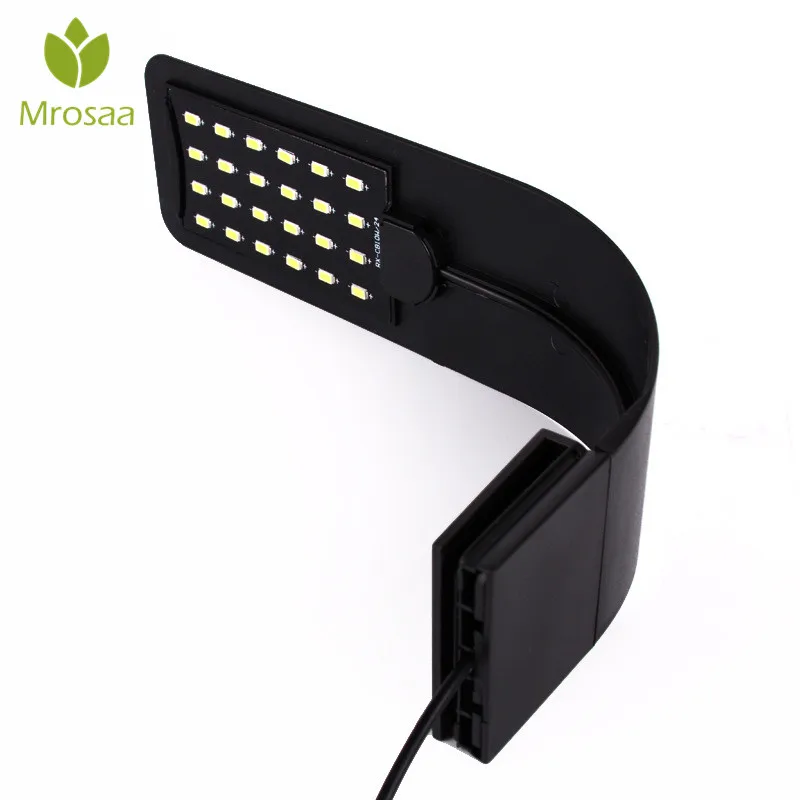 

Super Slim LED Aquarium Lights Fish Tank Clip-on Grow Light 3w/5W/10W/15W Aquatic Freshwater Lamps Lighting With EU Plug