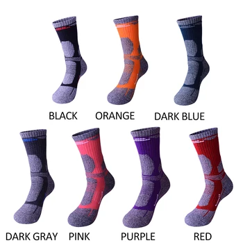 

Unisex Outdoor Ski Mountaineering Hiking Sports Running Socks Warm Thicken Cotton Towel Socks for Women and Men Winter Skarpety