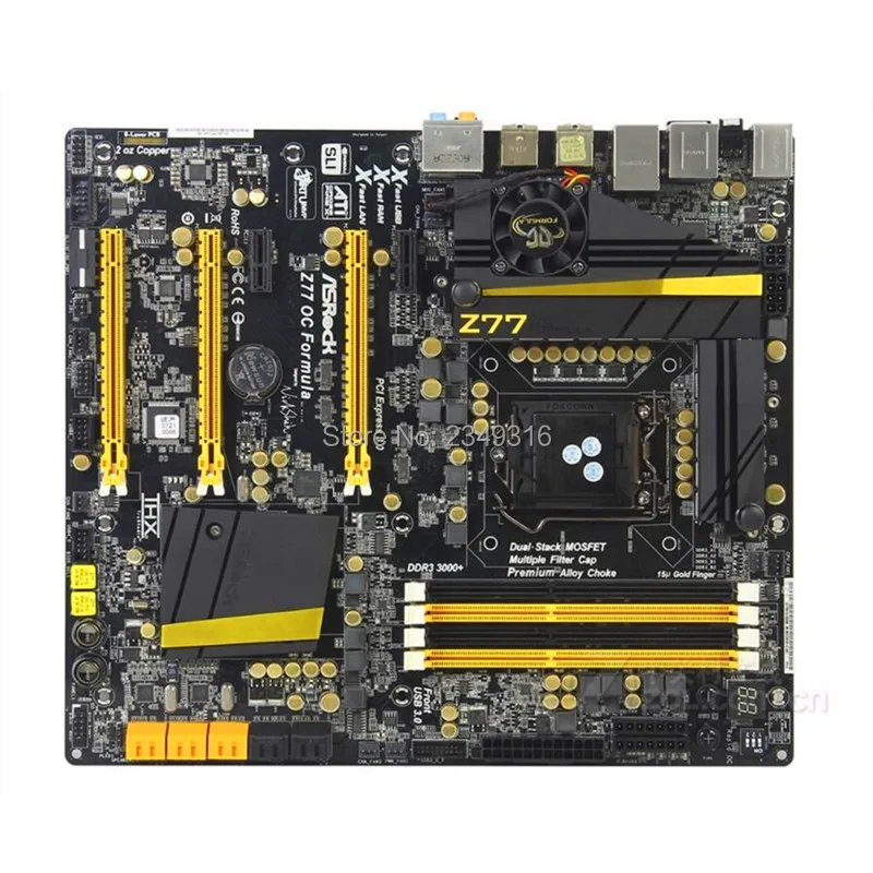 

For ASRock Z77 OC FORMULA Desktop Board Z77 Motherboard Slot LGA1155 DDR3 SATA3 USB3.0 Support I7 3770K