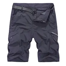 Лето Новое поступление мужские шорты до колена брендовая одежда Азиатский размер L~ 5XL Хлопок быстросохнущие дышащие мужские шорты