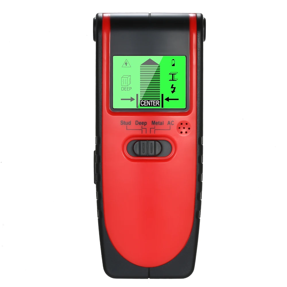 

4 in 1 Stud Finder Wall Detector Wiring AC Wire Scanner Wall Center Sensor Digital Wood Center Metal Rebar Warning Detection