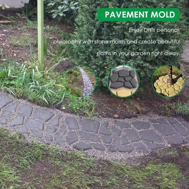 Форма для садового дорожного покрытия Jardin форма ходьбы по бетону самодельная