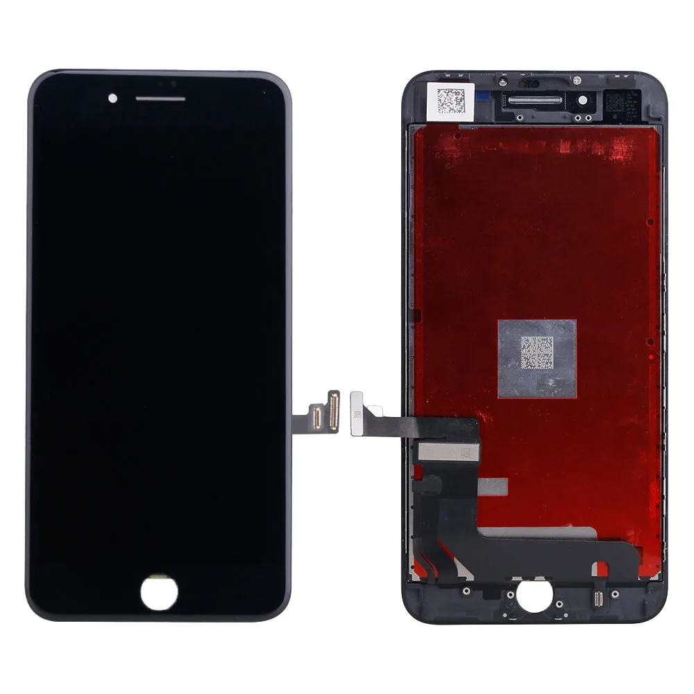 Восстановленный ЖК дигитайзер в сборе для iPhone 8 Plus черно белая панель класса