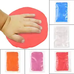 Детские Handprint и форма в виде отпечатка ноги глины подарок для ребенка Keepsakes Свадебные Handprint 100 г сумка белый красный розовый оранжевый синий