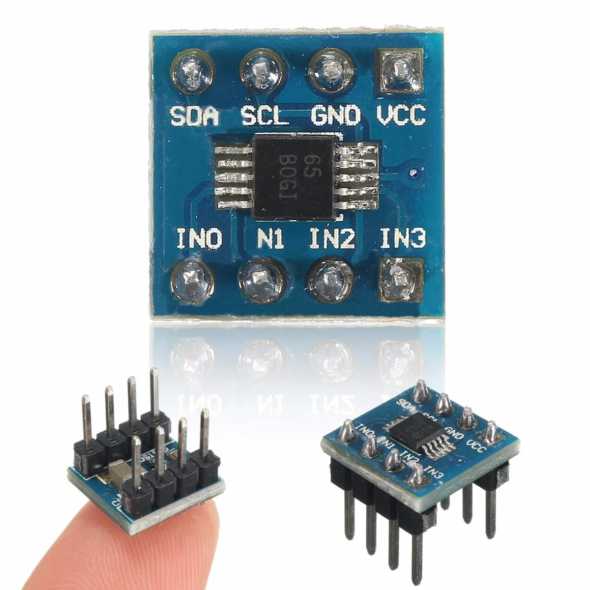 

LEORY Mini ADS1115 Module 4 Channel 16 Bit I2C ADC Pro Gain Amplifier