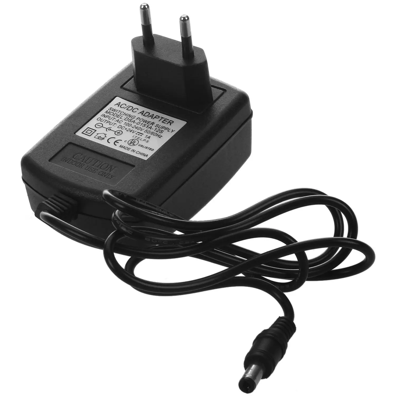 DC 24V 1A AC адаптер питания для светодиодной ленты света CCTV камеры 2 1 мм x 5